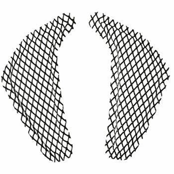 Steel Mesh Air Intake Covers - Black