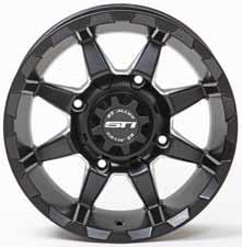 Standard Center Cap for HD6 Alloy Wheels - 4/137-4/156 - Gloss Black