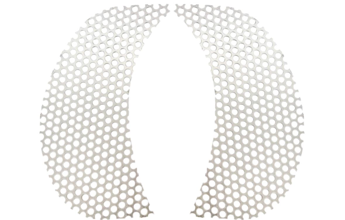 Fairing Vent Screen - Round - Chrome