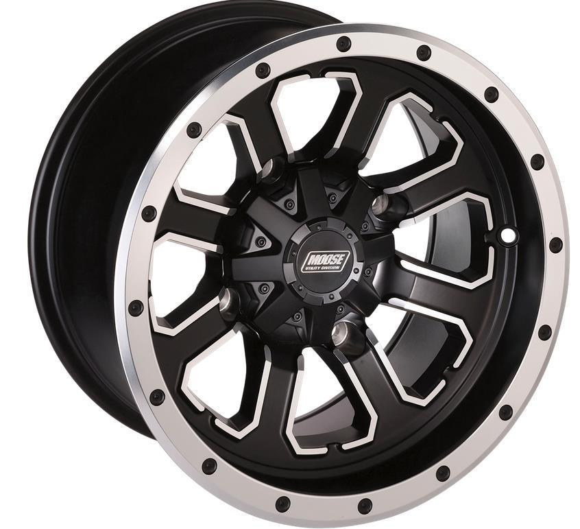 548X Rear Wheel - 14x8 - 4+4 Offset - 4/110 - Black