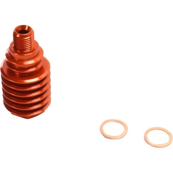 Rear Brake Caliper Cooler - Orange