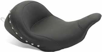 LowDown Solo Seat with Chrome Studs