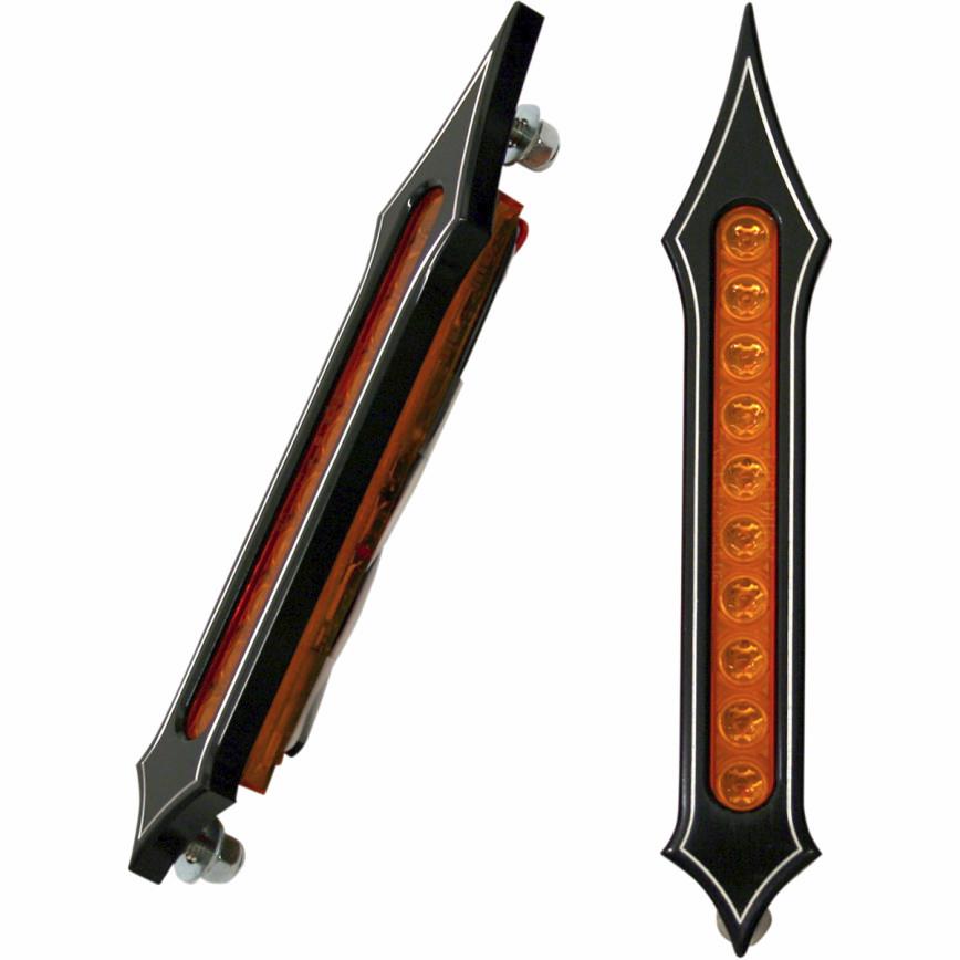 Tribal-Slotted LED Bag Lights - Night Series - Amber LEDs