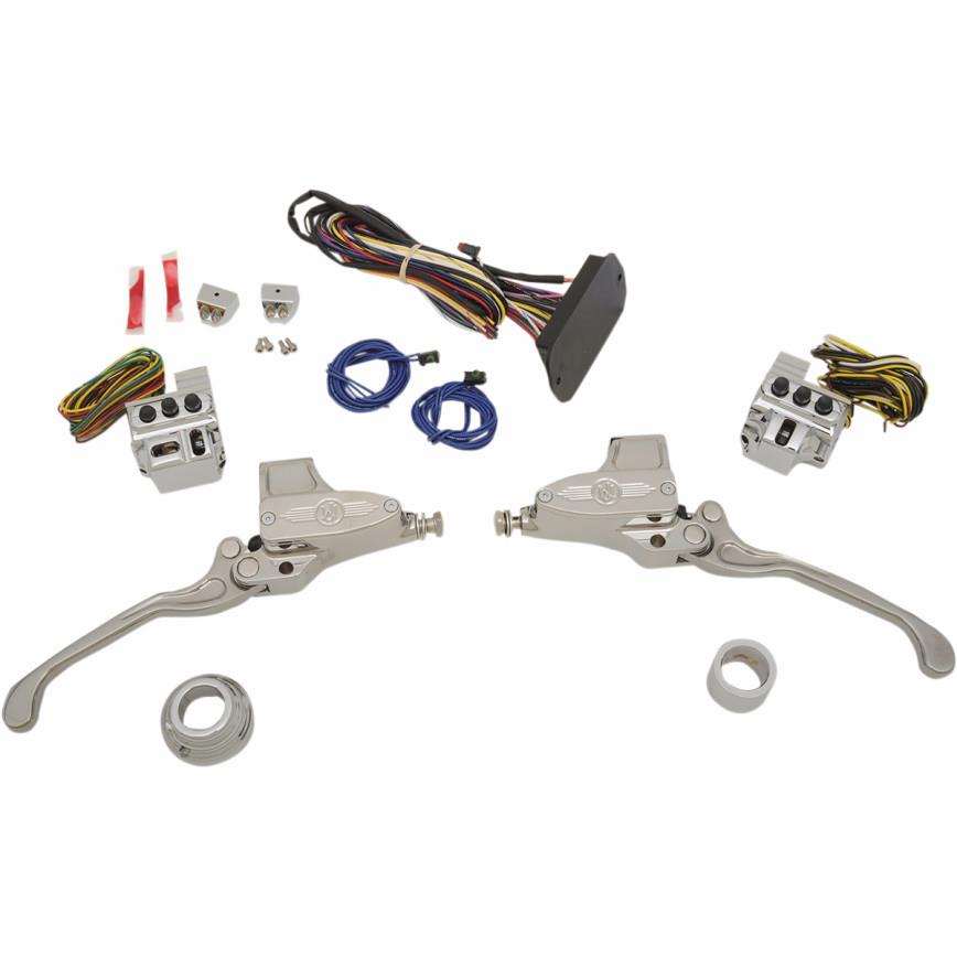 Can Bus Hand Control Kit - 9/16in. - Chrome w/ Hydraulic Clutch
