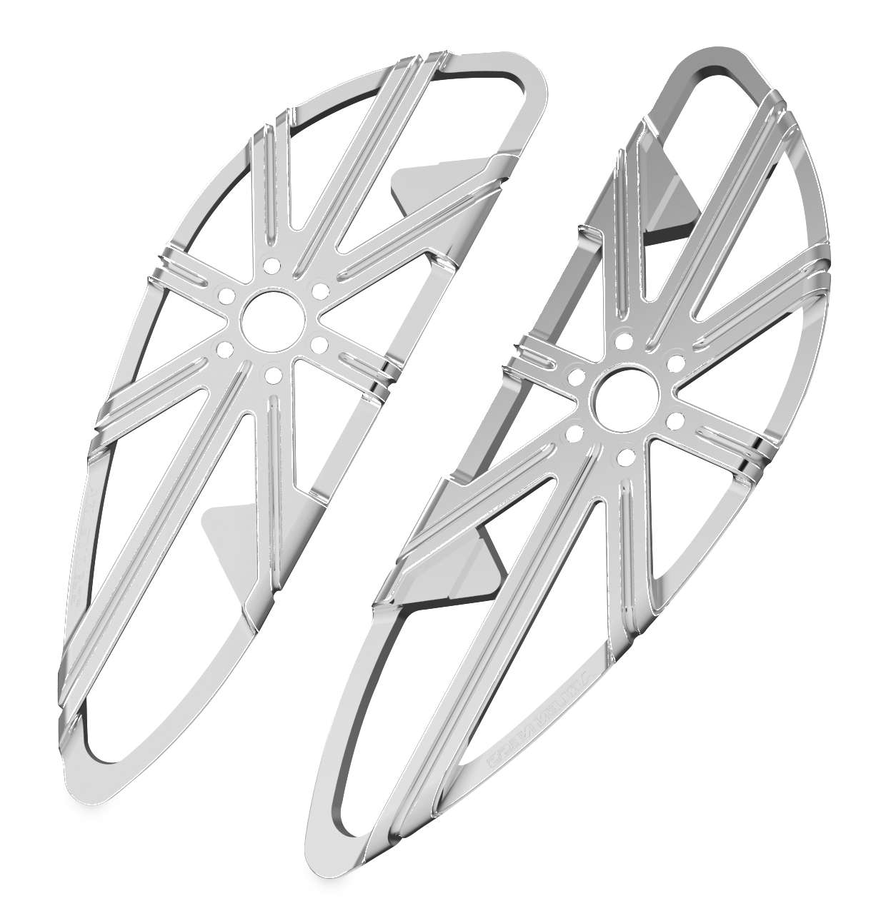 10-Gauge Driver Floorboards - Chrome