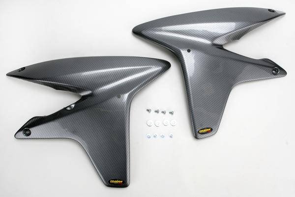 Radiator Scoops - Carbon Fiber Black
