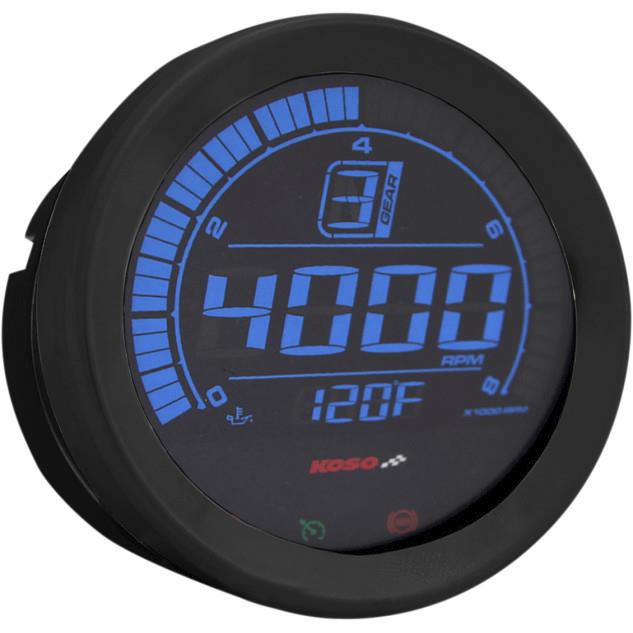 4in. Tachometer Gauge - Black