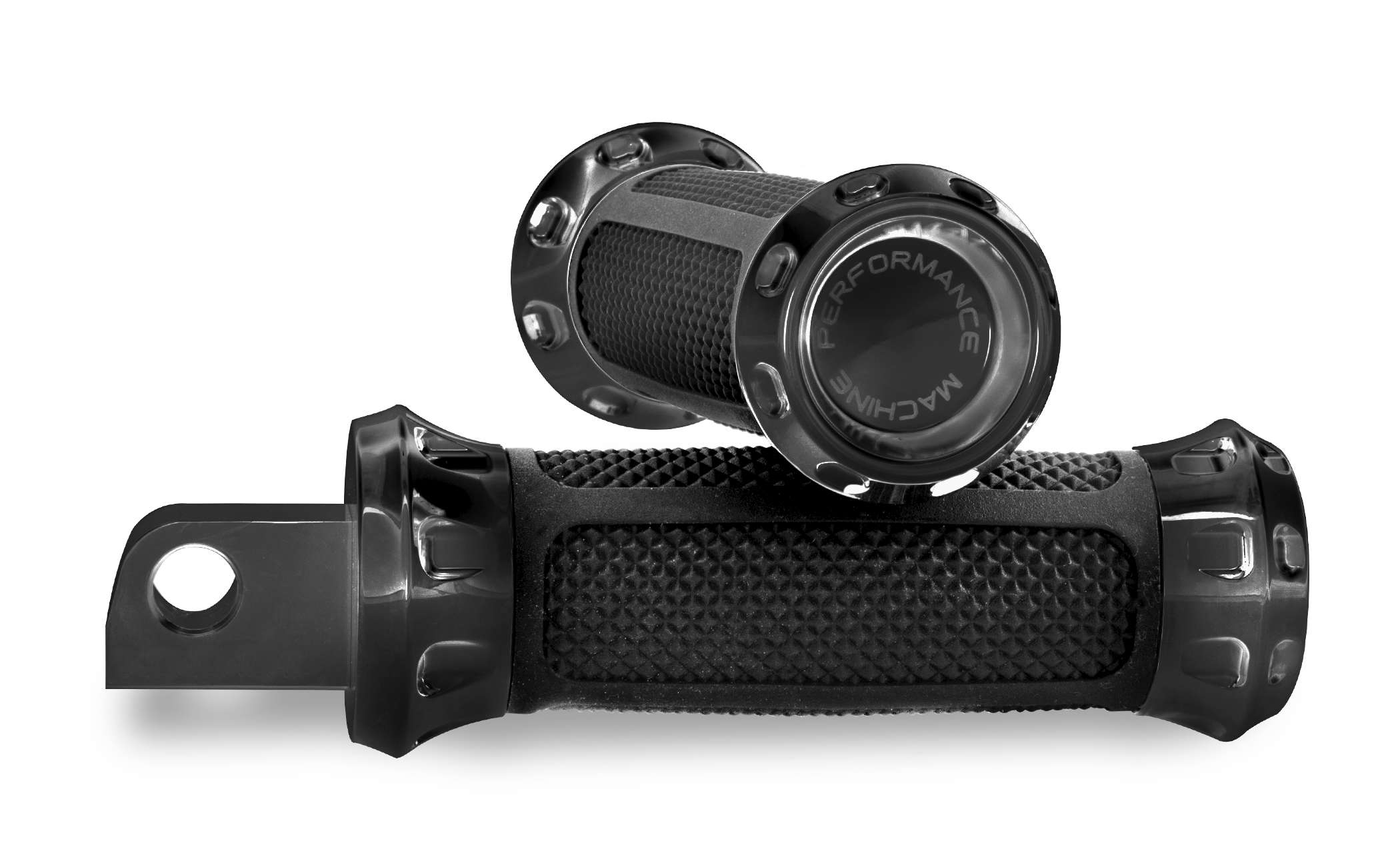 Overdrive Footpegs - Black Anodized