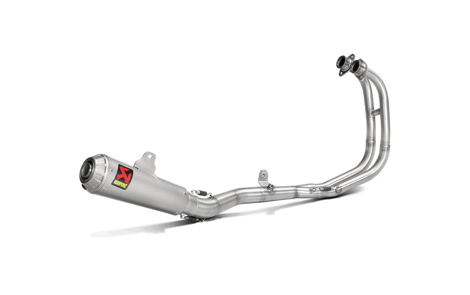 Racing Line Full System Exhaust - Stainless Steel Muffler