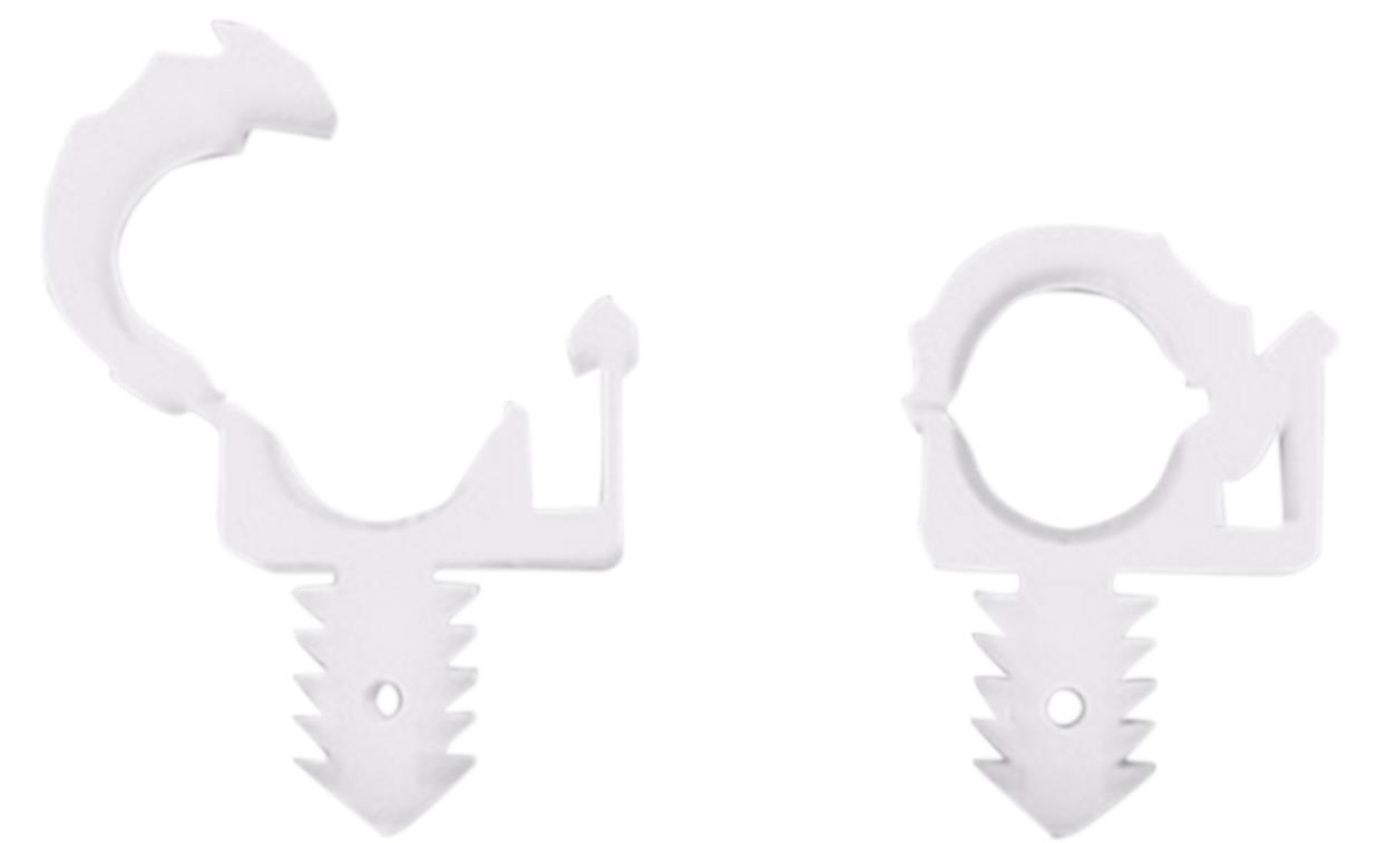 Push-Type Wire Clips - 11/32in.