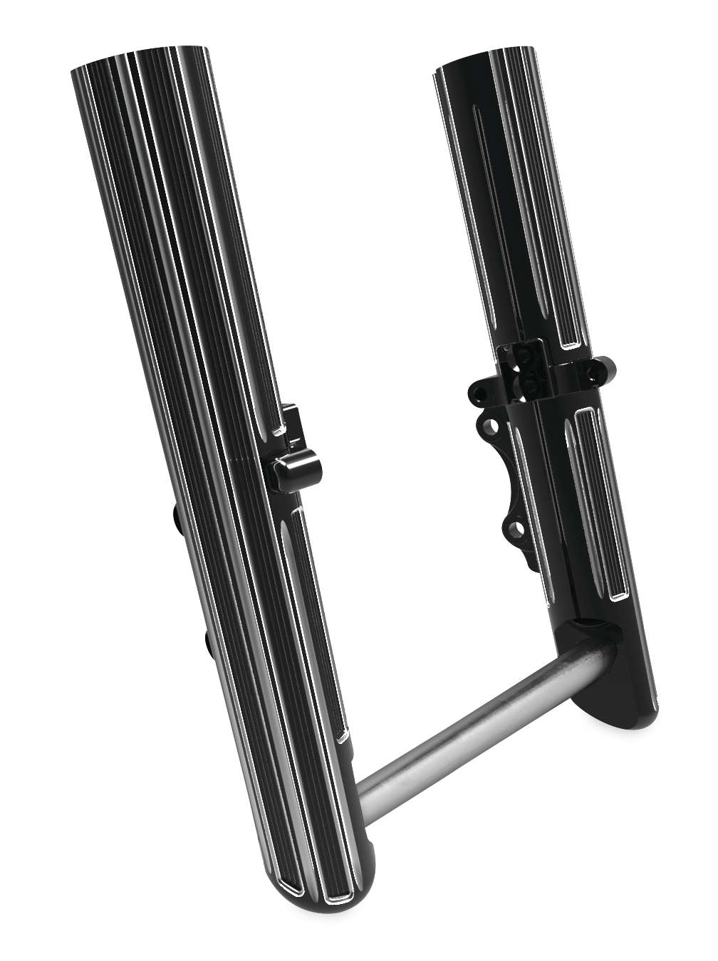 Hot Legs Single Disc Fork Leg Set - 10-Gauge - Black