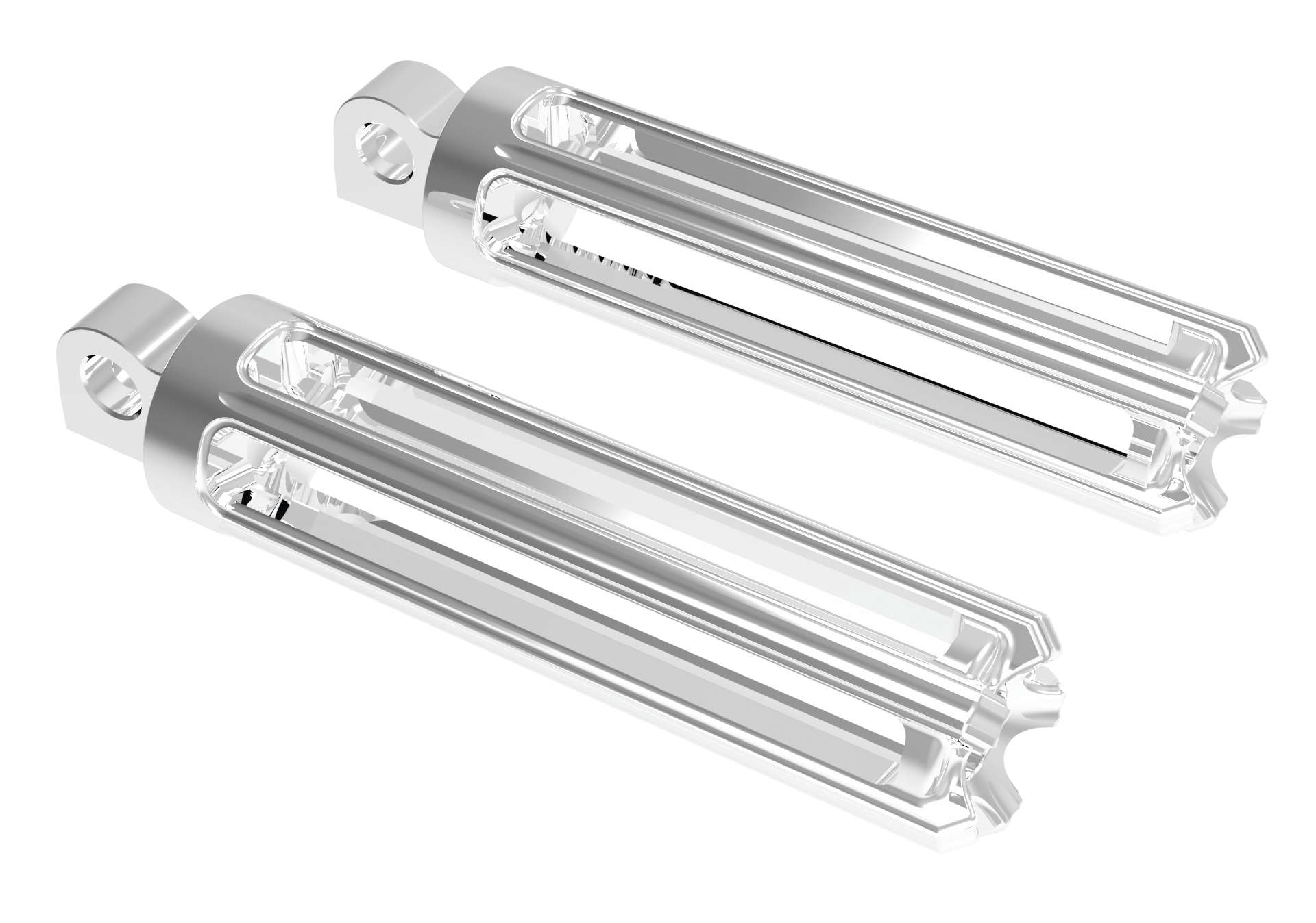 Fusion Footpegs - 10-Gauge - Chrome
