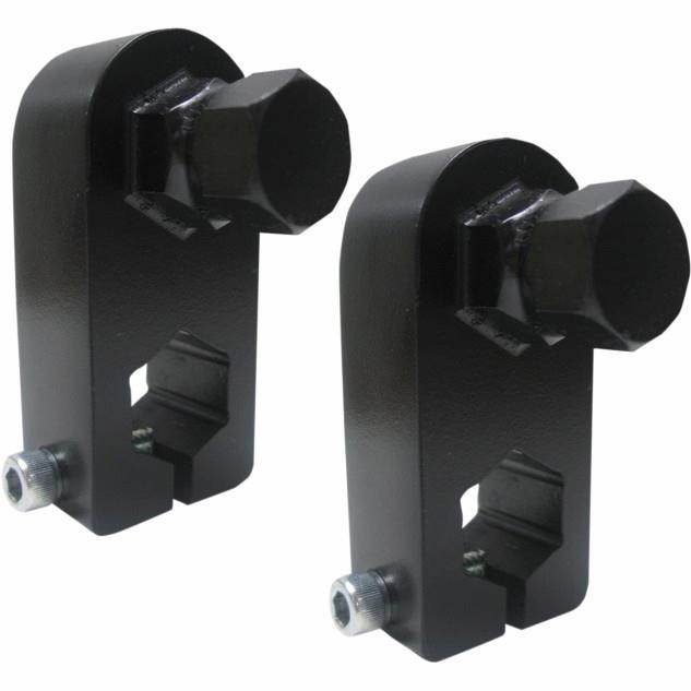 Passenger Floorboard Mount Riser Kit - Black