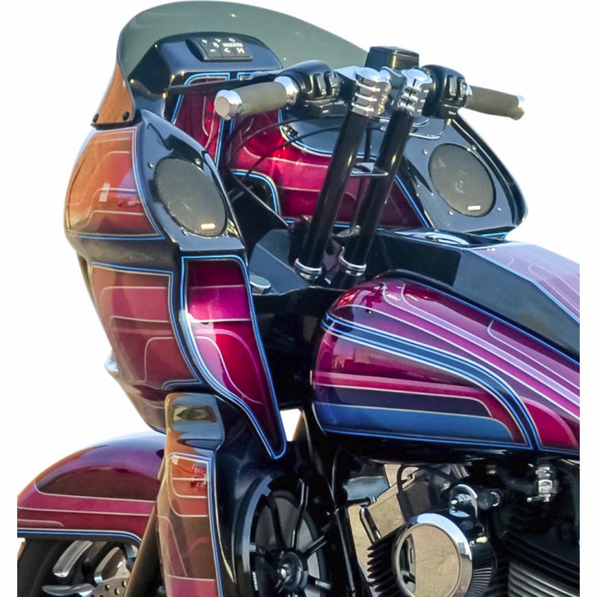 Klip Splitter Handlebar - 12in. - Black/Chrome