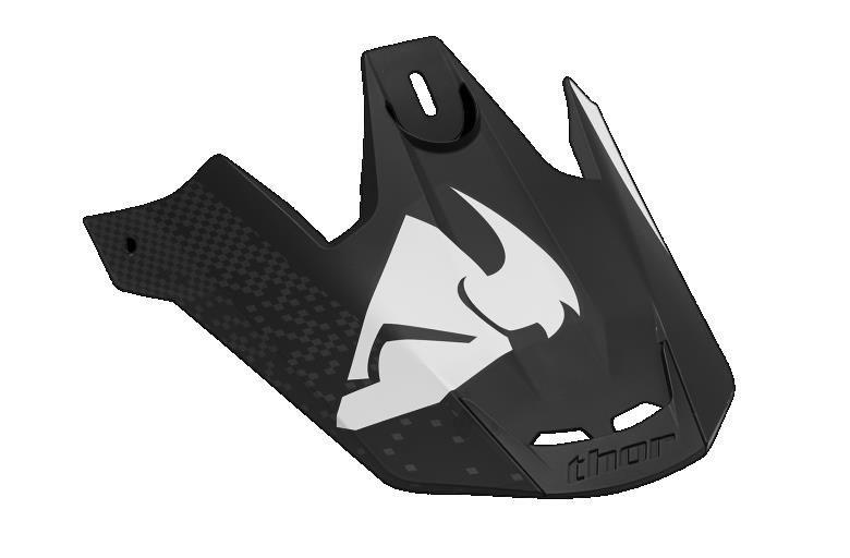 Visor for Tach Helmet - Black/White