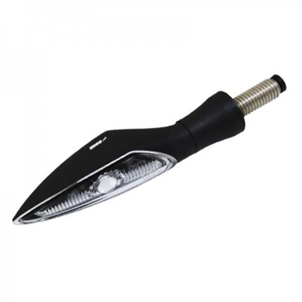 Stinger LED Indicator Lights - Matte Black, Clear Lens