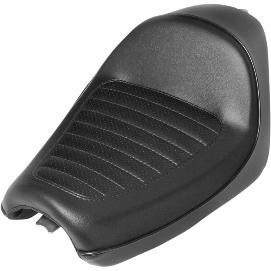 Cafe Racer Seat - Black Leather