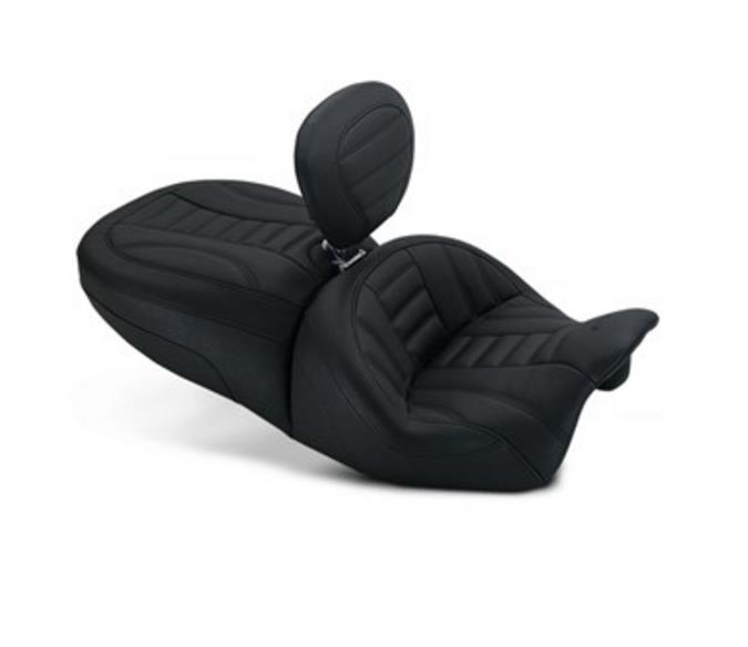 Vintage Forward Touring Seat with Driver Backrest