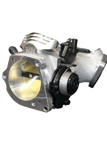 Big Bore 55mm Throttle Body - 1.66in. Intake Runner - Natural Finish