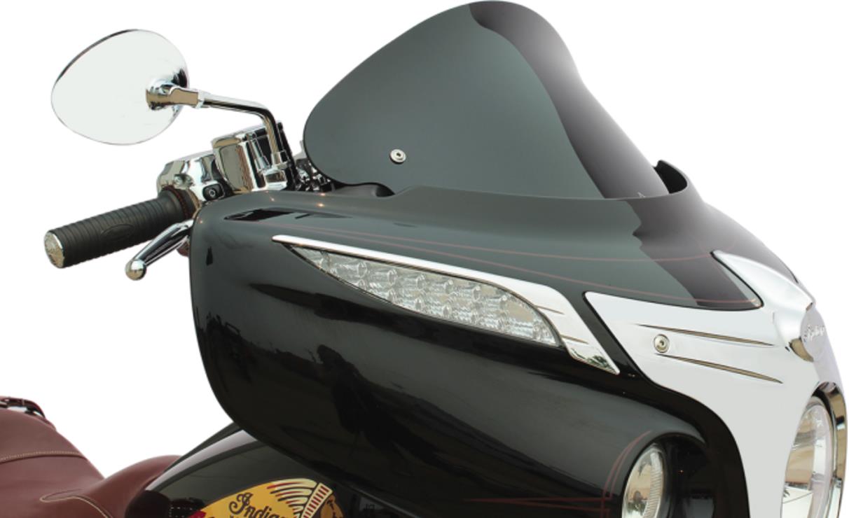 10in. Flare Windshield - Black