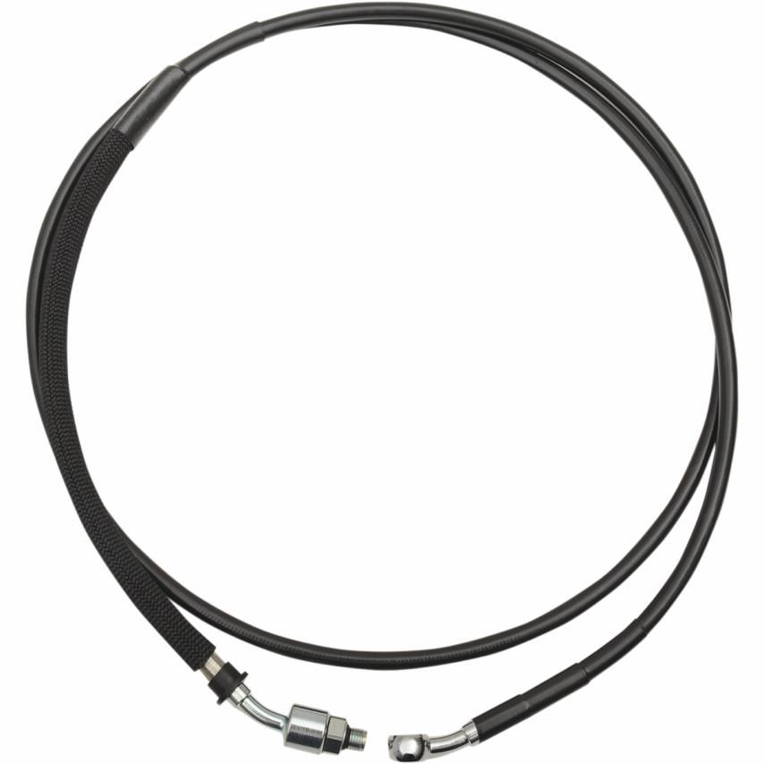 Stainless Steel Hydraulic Clutch Line - 82 1/8in. (+12in.) - Black