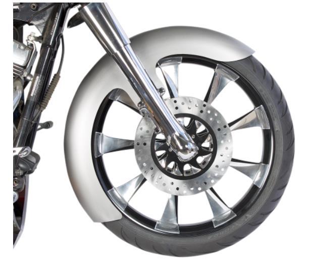 LS-2 Style Custom Dresser Front Fender - 5-1/2in. Wide for 21in. Wheels