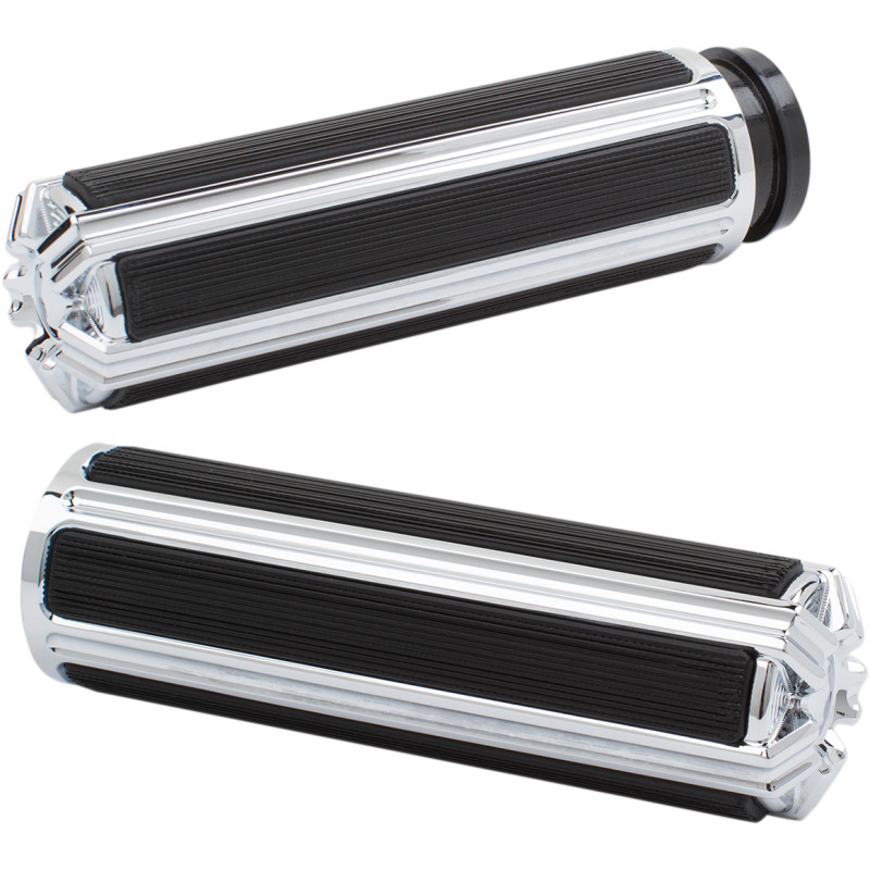 Billet Grips - 10-Gauge - Chrome