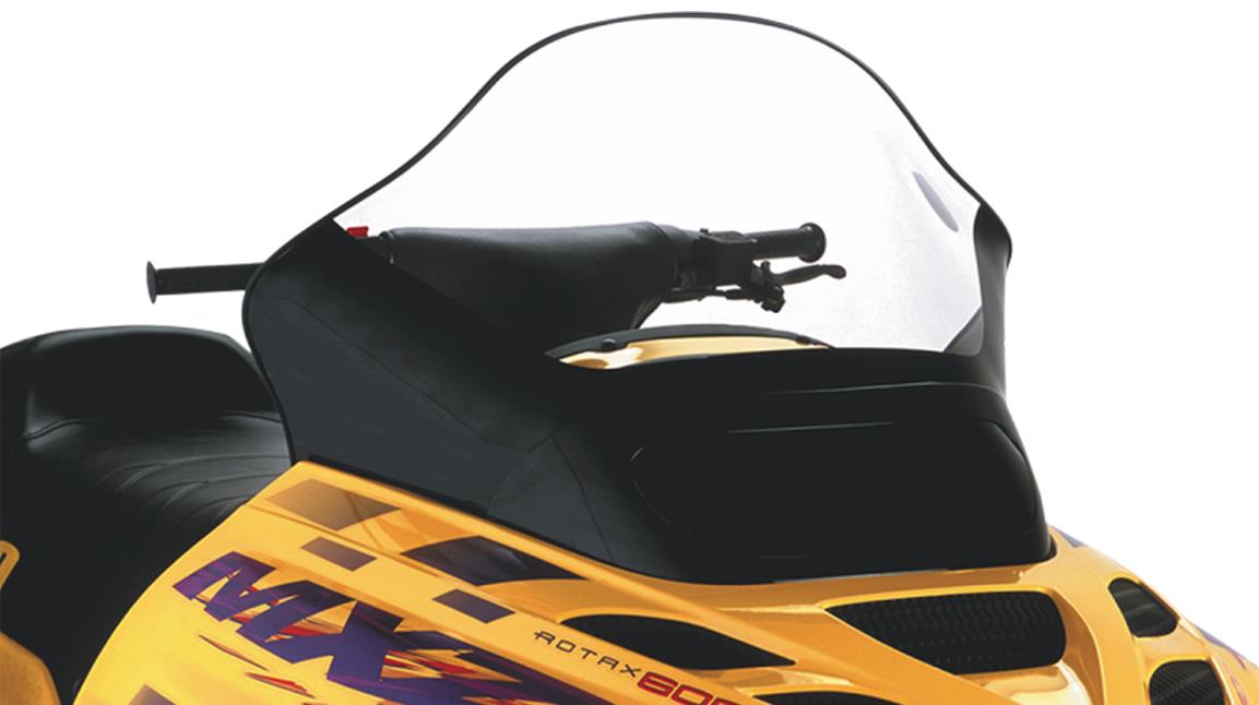 Cobra Windshield - Tall - 15.5in. - Clear with Black