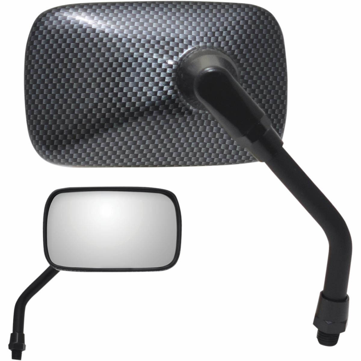Mini Rectangular Mirror - Universal - Carbon