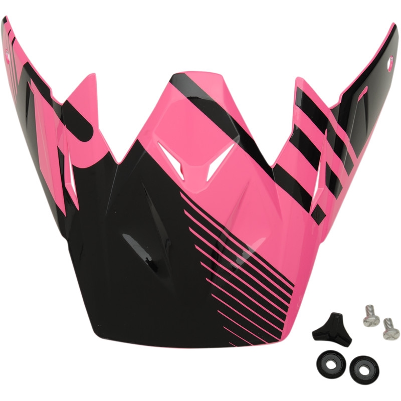 Visor for Roost SE Helmet - Black/Pink