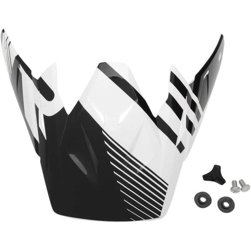 Visor for Roost SE Helmet - Black/White