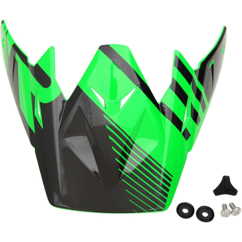 Visor for Roost SE Helmet - Black/Green