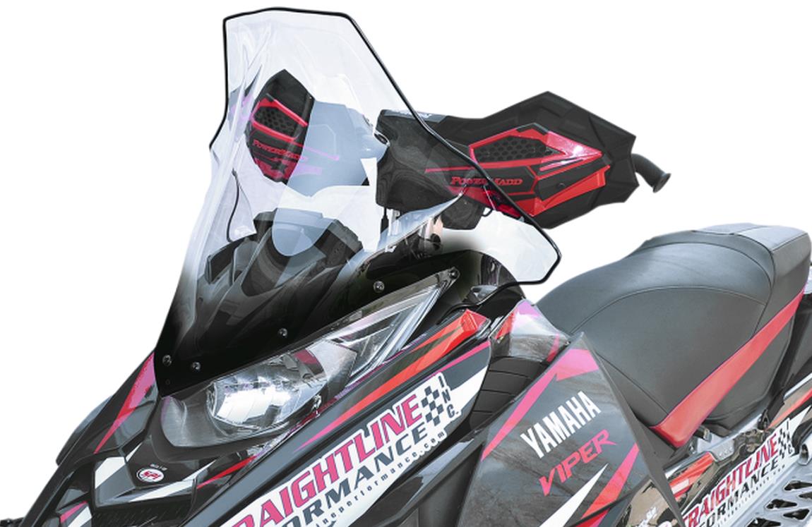 Cobra Windshield - Tall - 19in. - Clear with Black Fade