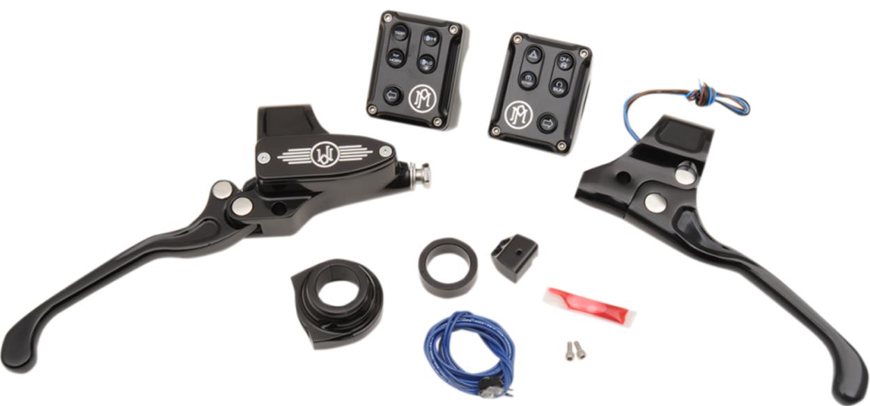 Handlebar Control Set - Black with Cable Clutch (CAN-BUS)