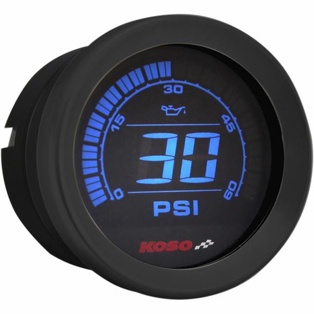 2in. Oil Pressure Gauge - Black