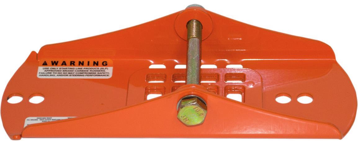 Ski Mounting Saddle Bracket for Standard Use - Orange