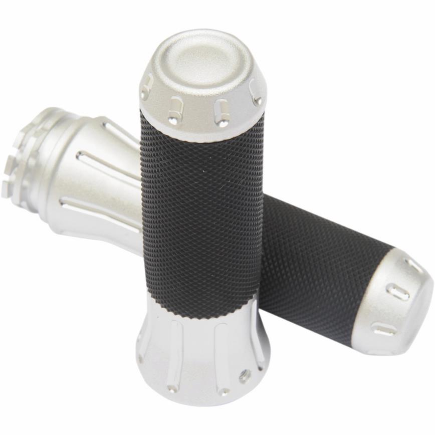 Custom-Tailored Grips - Shot Peened Chrome