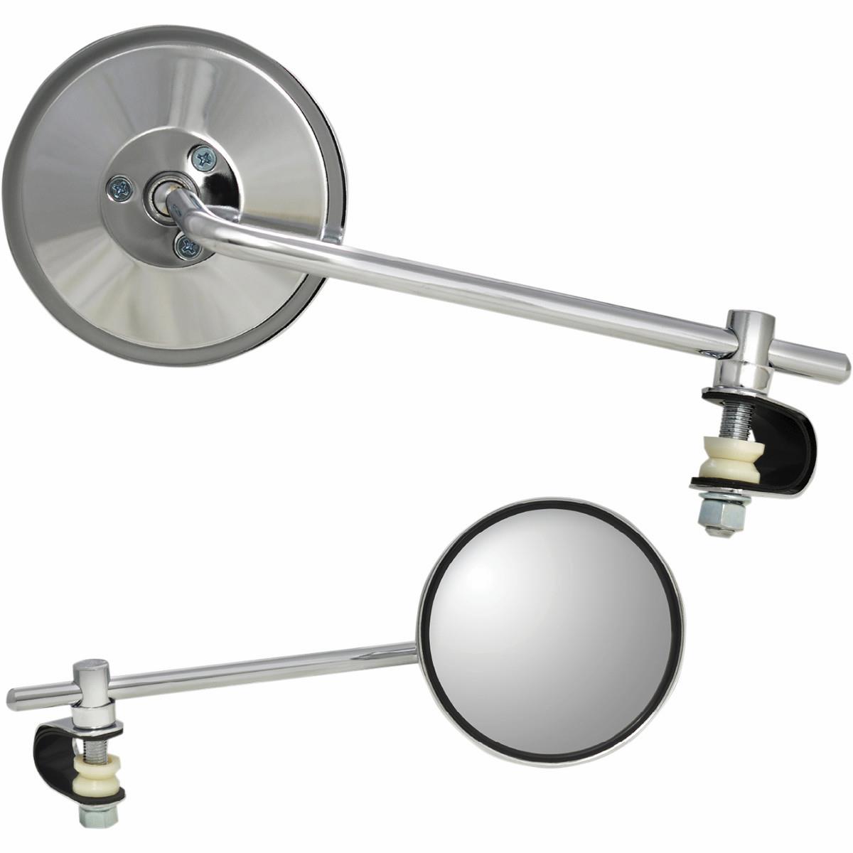 Universal Clamp-On Mirror - 8in. Stem