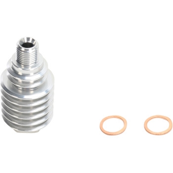 Rear Brake Caliper Cooler - Silver