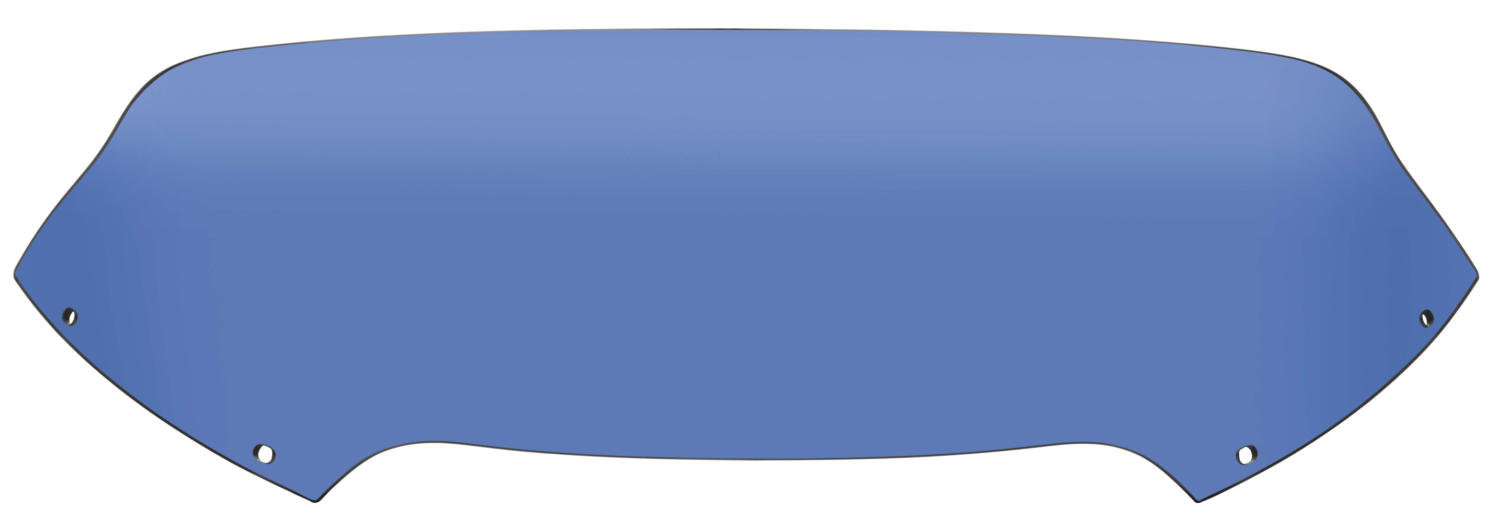 Spoiler Windshield - 5.5in. - Blue