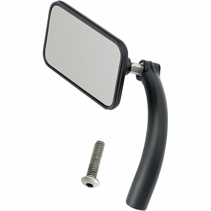 Rectangular Perch Mount Utility Mirror - Black
