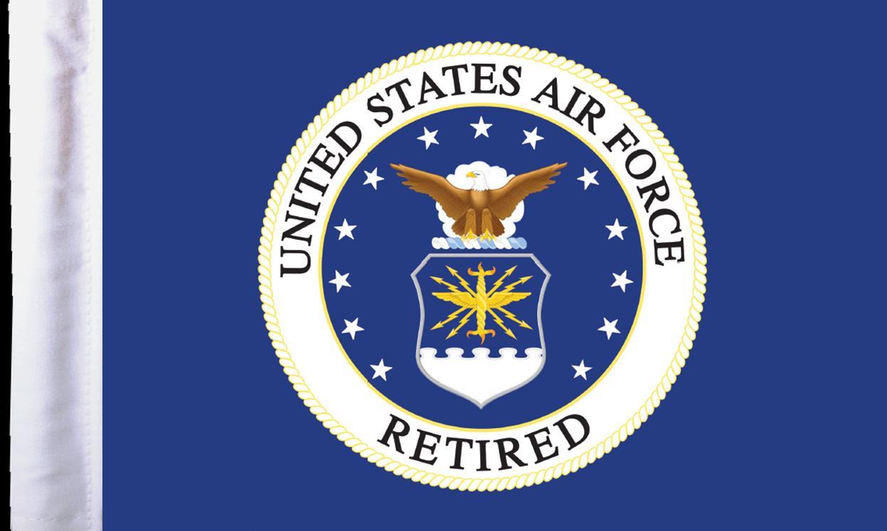 10in. x 15in. Flag - Retired U.S. Air Force