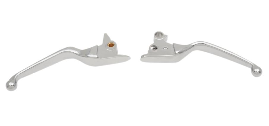 Wide Blade Lever Set - Chrome