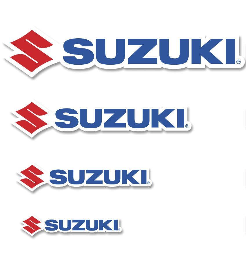 Decal Pack - 48in. Logo - Suzuki