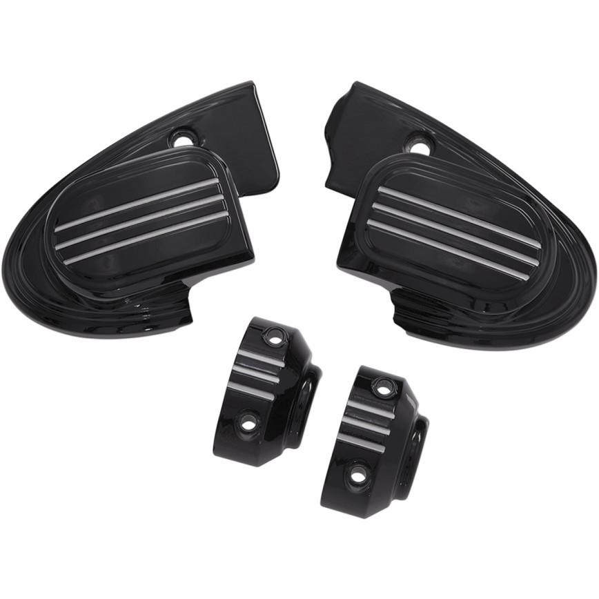 Master Cylinder Assembly Cover - Black w/ Contrasting Machining