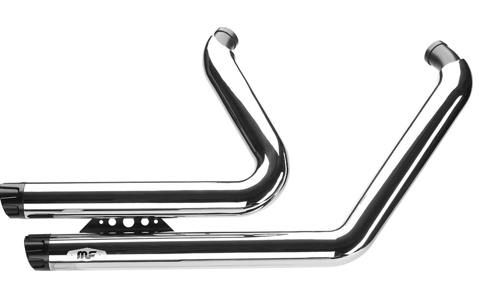 Legacy Classic 2-Into-2 Exhaust System - Chrome