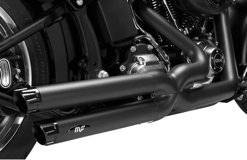Legacy Gen-X 2-Into-2 Exhaust System - Black