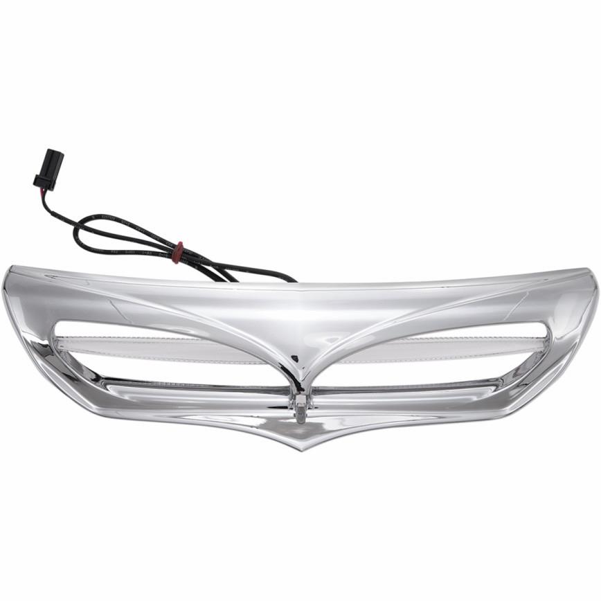 Fairing Vent Trim with LED - Chrome