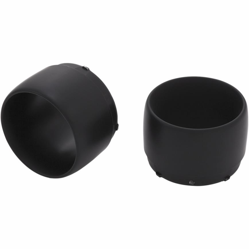 4in. Slip-On Muffler End Caps - Jet - Black