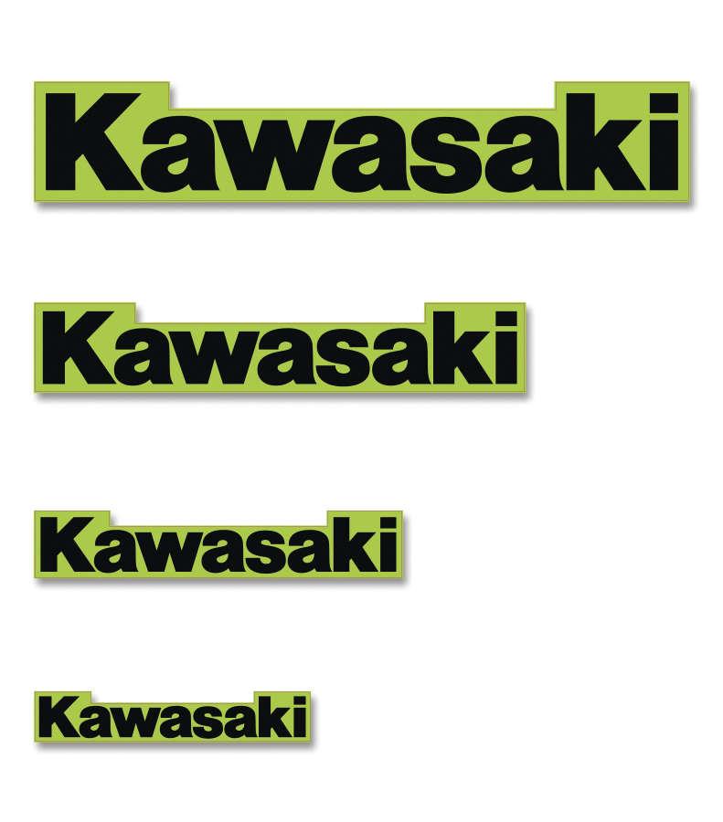 Decal Pack - 24in. Logo - Kawasaki